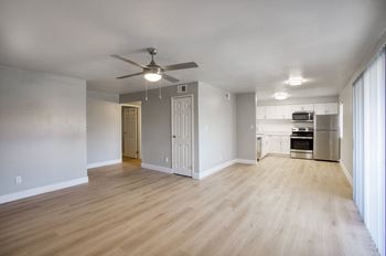 Fauxwood flooring*