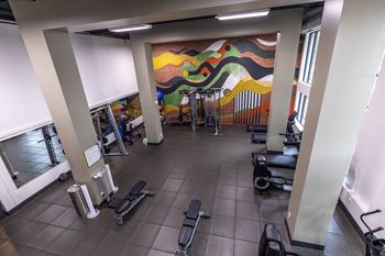Two level fitness center