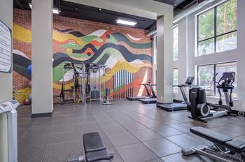 Two level fitness center