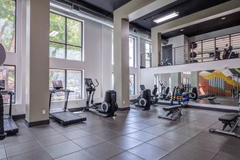Two level fitness center