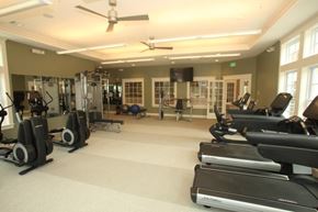 South Windsor apartment for rent - the gym has plenty of equipment and windows