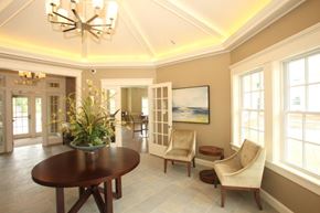South Windsor apartment for rent - a large living room with a table and chairs