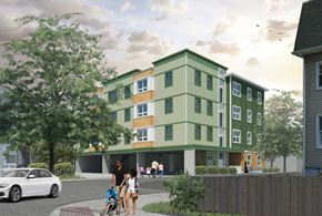 Cambridge apartment for rent - Modern 4 story building in a quiet residential neighborhood