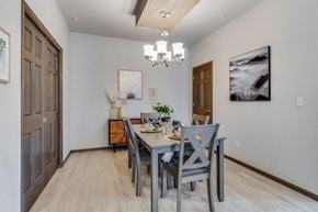 La Crosse apartment for rent - 2 Bdrm Townhome Dining Room |  at 5th Ward | Three Sixty
