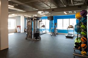 La Crosse apartment for rent - Hub | Fitness Center | Peloton Bike | Treadmill | Free Weights | Three Sixty Real Estate