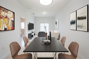 Hialeah Gardens apartment for rent - a dining room with a table and chairs
