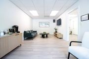 North Miami apartment for rent - A waiting room with a couch, chair, and a coffee table.