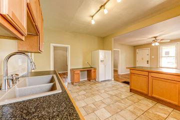 Denver apartment for rent - a kitchen with a sink and a counter top