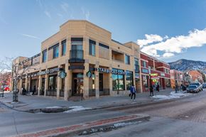 Boulder apartment for rent - a building on the corner of a city street