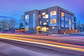 Denver apartment for rent - Night View of Property at Sloan's Place Apartments, Colorado, 80214