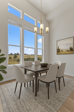 Parker townhouse for rent - Dining Room With Energy Efficient Appliances at The Townhomes at Pine Drive, Parker, CO
