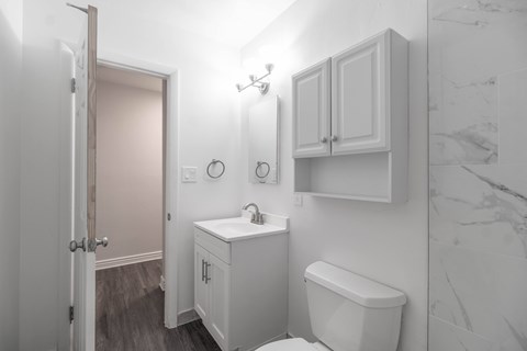 Floor plan for 1 bed, 1 bath, 600 sqft