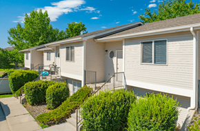 Fort Collins apartment for rent - the preserve at ballantyne commons exterior of home with stairs and landscaping