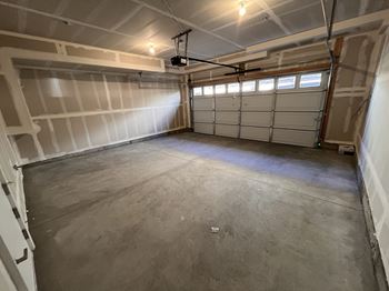 Two car attached garage