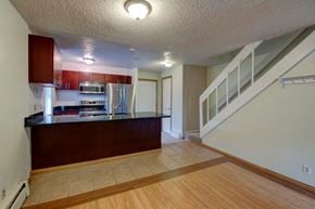 Boulder apartment for rent - 1065 University #219 Living Room/Kitchen