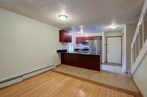 Boulder apartment for rent - 1065 University #219 Living Room/Kitchen