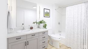 Boulder apartment for rent - The Ivy Interior Rendering Bathroom
