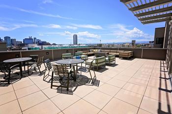 Outdoor courtyard and seating