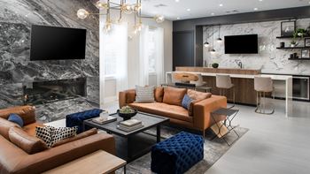 Clubhouse with lounge, billiards, game room/theater and conference room