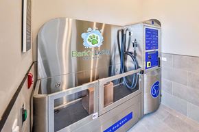 York apartment for rent - a stainless steel refrigerator in a kitchen with