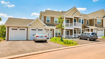 Garage apartments feature oversized single-bay garage with direct access to unit