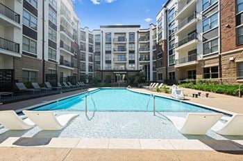 Resort-inspired saltwater pool