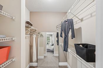 Spacious closets