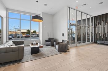 Lobby with lounge areas