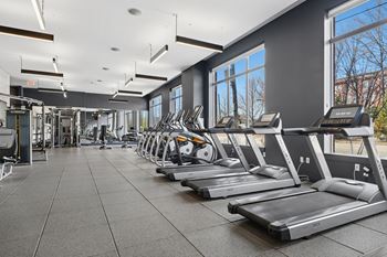 24-Hour club-quality fitness center and yoga studio