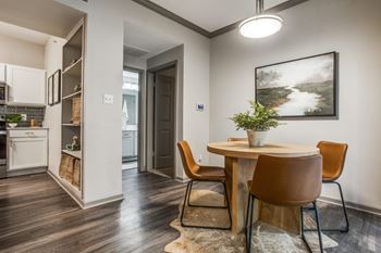 Wood plank style flooring