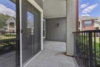Over-sized private patios