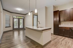 Nashville apartment for rent - Pet-Friendly Apartments in Nashville, TN- Octave Apartments- Kitchen Island with granite countertops