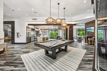 Three-level clubhouse with demonstration kitchen