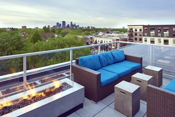 Rooftop lounge