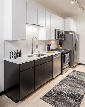 Minneapolis apartment for rent - updated kitchen with stainless steel appliances