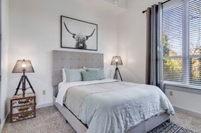 Nashville apartment for rent - 12 South Apartments - Nashville TN - Bedroom with queen size bed