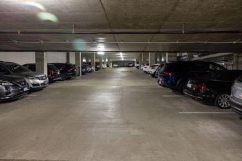Enclosed parking garage
