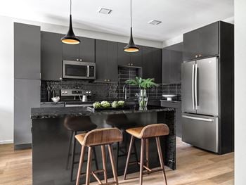 Choice of dark or light kitchen finish options