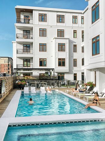 Pool & spa with sun deck