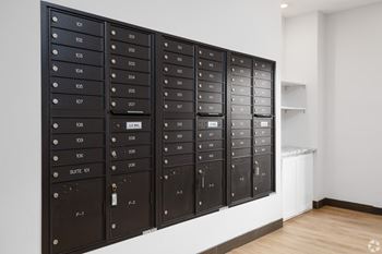 Secure package and mail room