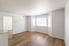 Salinas apartment for rent - an empty living room with wood flooring and a window