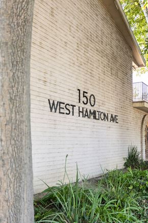 Campbell apartment for rent - the side of a building that says 150 ave