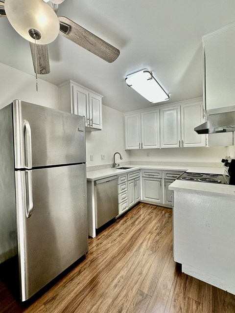 Floor plan for 1 bed, 1 bath, 540 sqft