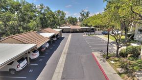 Fremont apartment for rent - Aerial Parking Lot View