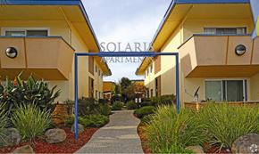 Hayward apartment for rent - a view of the solaris apartments entrance