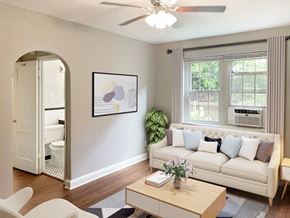 Washington apartment for rent - Virtually staged living room at 2231 Ontario, Washington, Washington