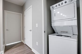 Two-bedroom washer and dryer