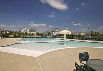 Pool with sundecks