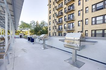 Grilling area available at the argonne apartments in adams morgan, nw washington dc 20009