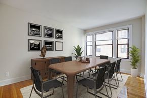 Washington apartment for rent - Dining room (virtually staged) at The Argonne Apartments in the Adams Morgan neighborhood in Washington, DC